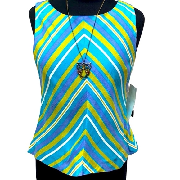 Jessica Howard Striped Blouse - Picture 1 of 5